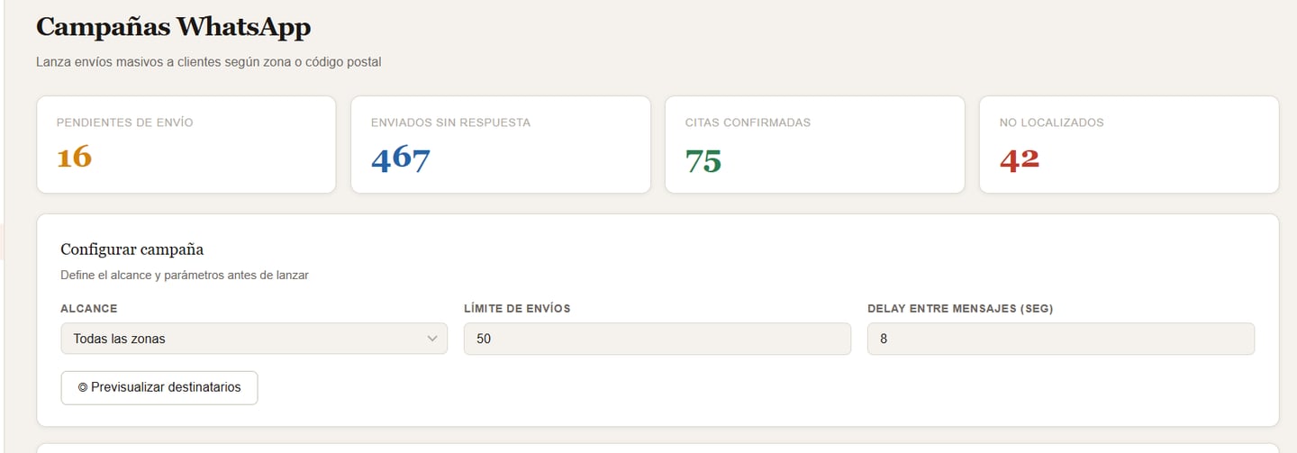 Sistema de Citación Automatizada por WhatsApp - captura 2