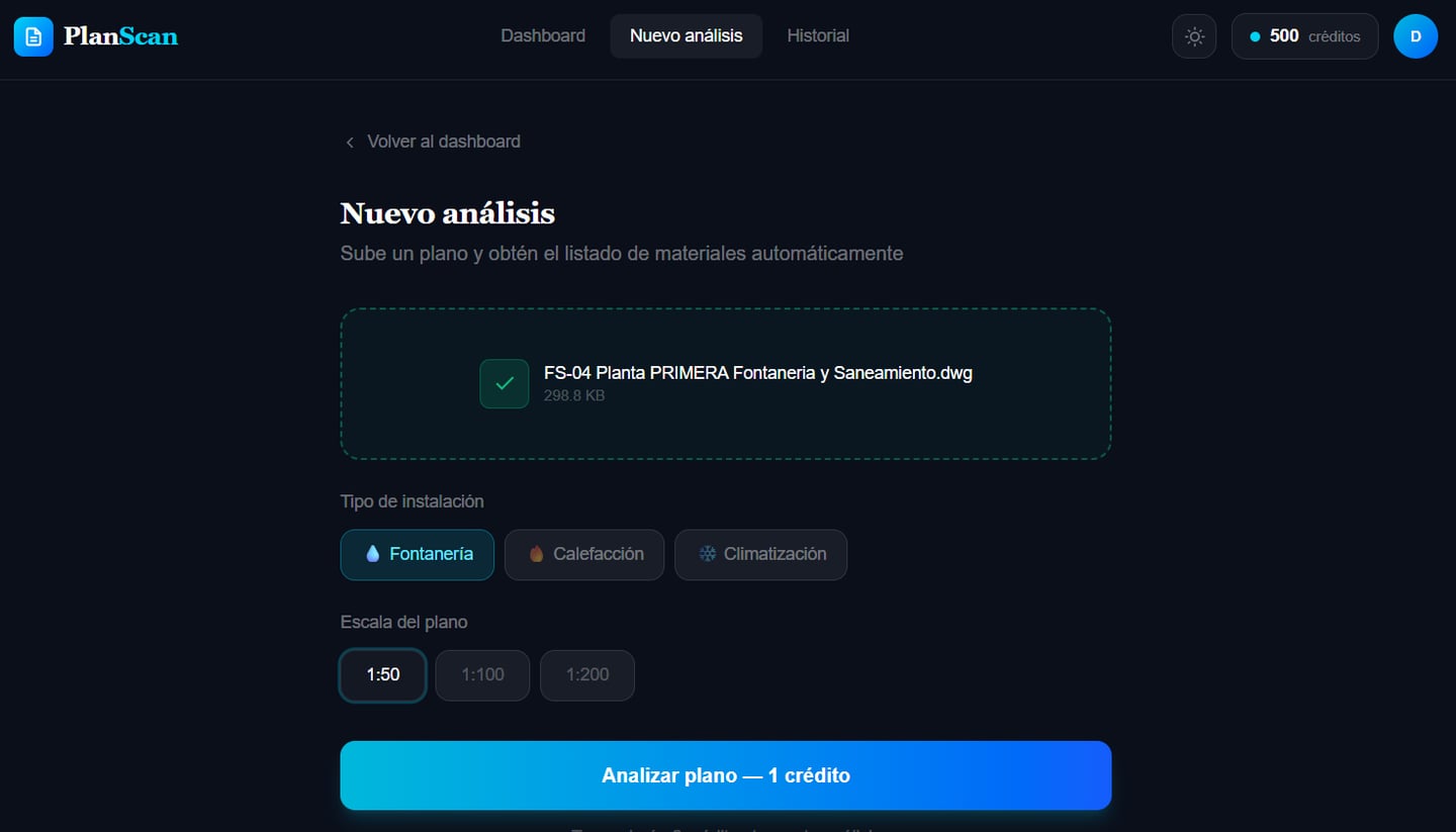 PlanScan – Medición de Materiales desde Planos - captura 2